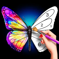 Скачать взломанную Tap Color Pro: Color By Number (Тап Колор Про)  [МОД Mega Pack] - последняя версия apk на Андроид
