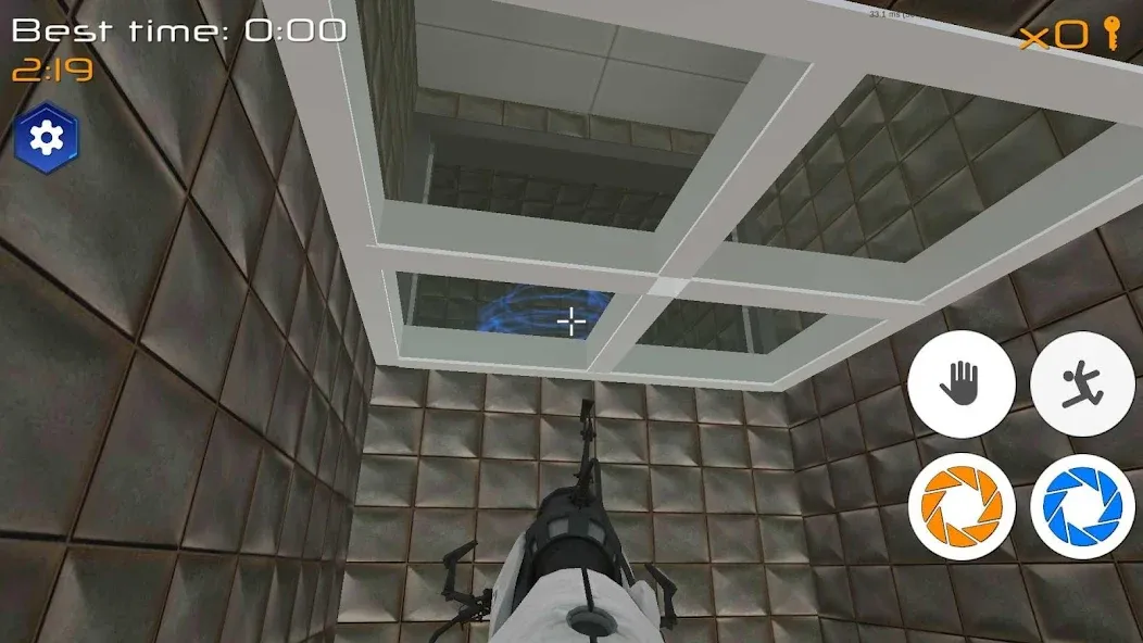 Portal Maze 2 game 3D aperture  [МОД Menu] Screenshot 2
