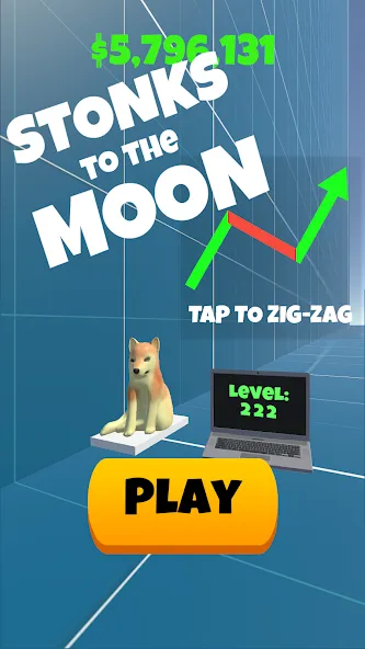 Stonks To The Moon (Стонкс ту зе Мун стоки на Луну)  [МОД Все открыто] Screenshot 1