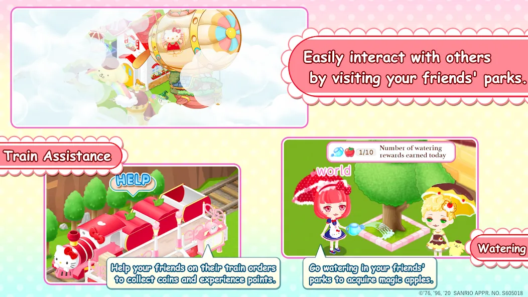 HelloKittyWorld2 Sanrio Kawaii (ХеллоуКиттиВорлд2 Санрио Каваии)  [МОД Бесконечные монеты] Screenshot 5
