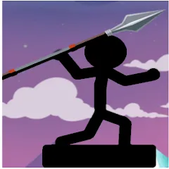 Взломанная Spear war with Stickman (Спир вар)  [МОД Много денег] - полная версия apk на Андроид