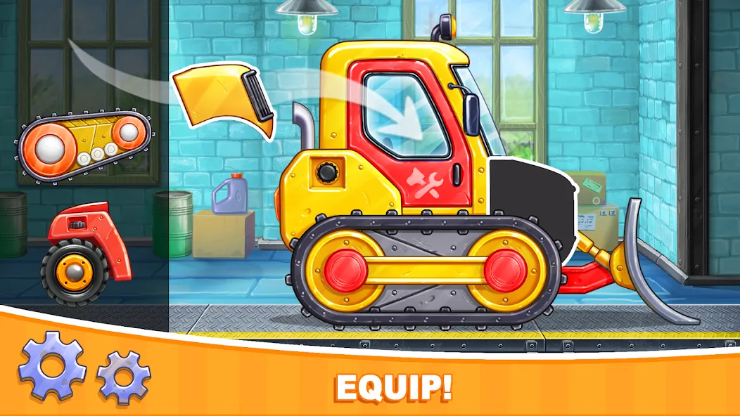Car games Bulldozer for kids 5  [МОД Все открыто] Screenshot 1