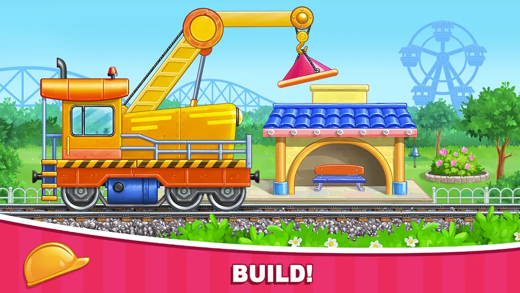 Car games Bulldozer for kids 5  [МОД Все открыто] Screenshot 4