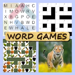 Взломанная Word Games  [МОД Все открыто] - полная версия apk на Андроид
