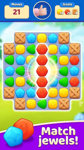 EverMatch 3 Game (ЭверМатч 3 Игра)  [МОД Все открыто] Screenshot 2