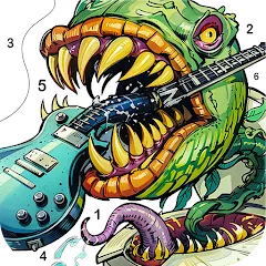 Скачать взлом Dark Fantasy Coloring Games  [МОД Много денег] - полная версия apk на Андроид