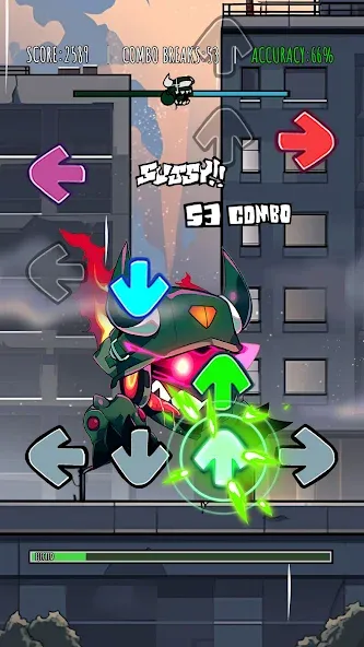 Music Rhythm Battle Night  [МОД Бесконечные монеты] Screenshot 3