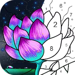 Взломанная Paint by Number: Coloring Game  [МОД Mega Pack] - полная версия apk на Андроид